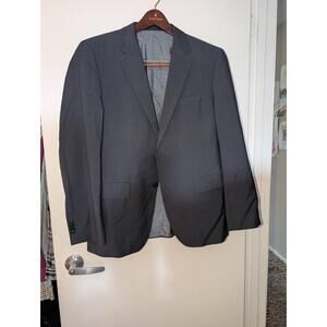 Boss Columbo Mens Blazer Size 40S Dark Navy Tailored Two Button Classic Suiting